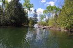 Creek between Little North and Little Gunflint Lakes, June 2013.
