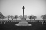Cross of Sacrifice, Bretteville-sur-Laize Canadian war Cemetery, march 2014.