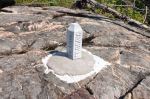 Boundary Marker, Gunflint Lake, July 2014.
