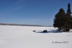 Gunflint Lake, April 2016.